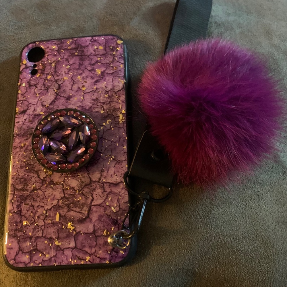 Purple phone case XR